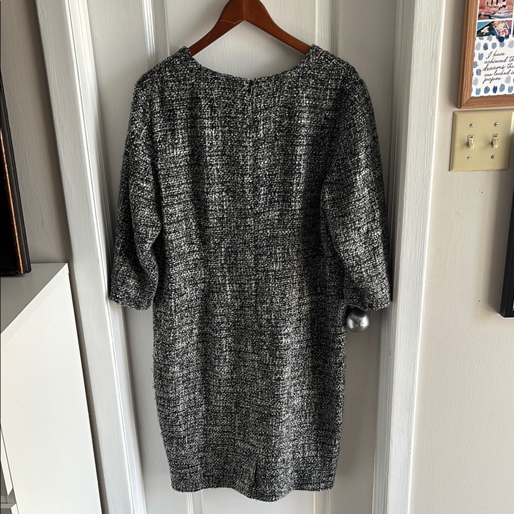 Vintage Gray Women's Dress - Picture 6 of 6